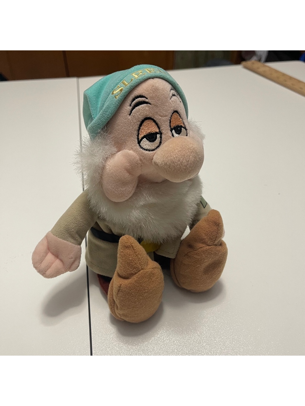Walt Disney World Snow White Sleepy Dwarf Plush Stuffed Animal Toy